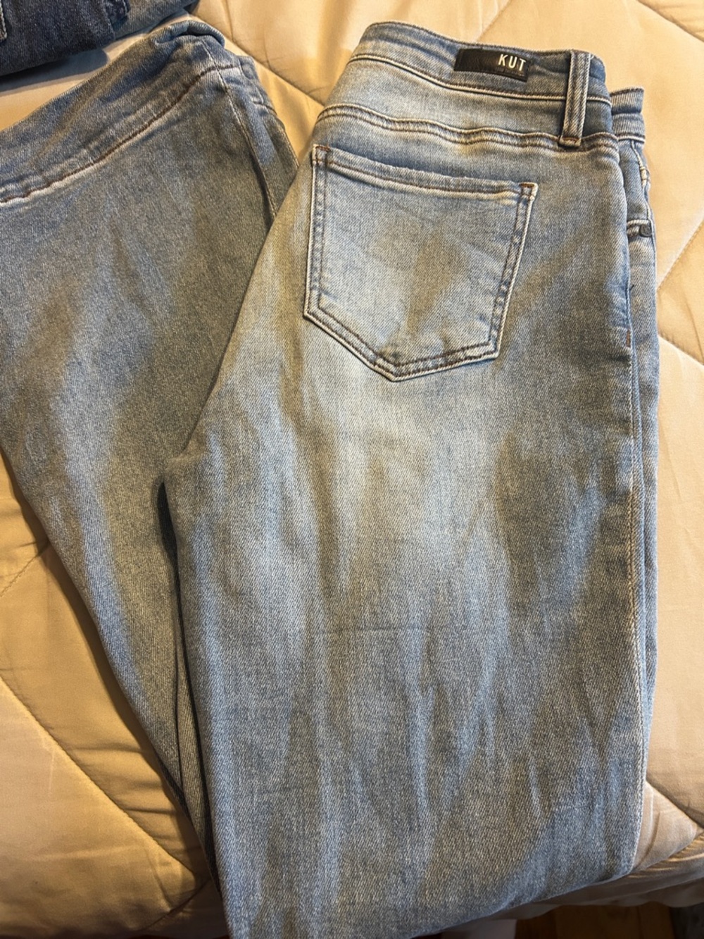 Kut from the Kloth Light Wash Skinny Jeans